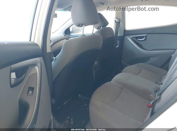 5NPDH4AE6GH704406 2016 HYUNDAI ELANTRA Белый Вид щитка приборов