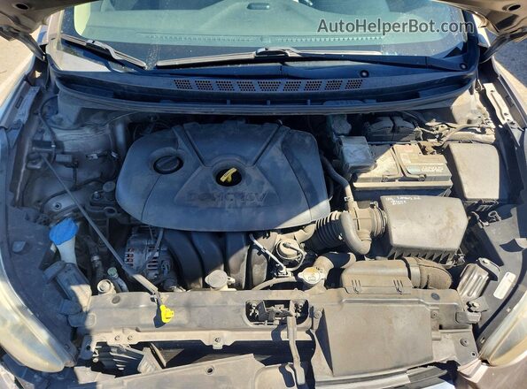 5NPDH4AE6GH716118 2016 HYUNDAI ELANTRA Tan უკანა სალონის ხედი