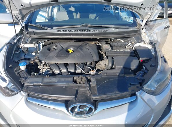 5NPDH4AE6GH721464 2016 HYUNDAI ELANTRA Silver Rear view