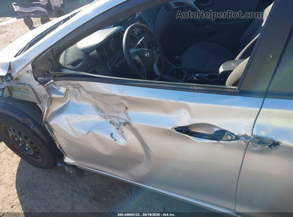 5NPDH4AE6GH721464 2016 HYUNDAI ELANTRA Silver 