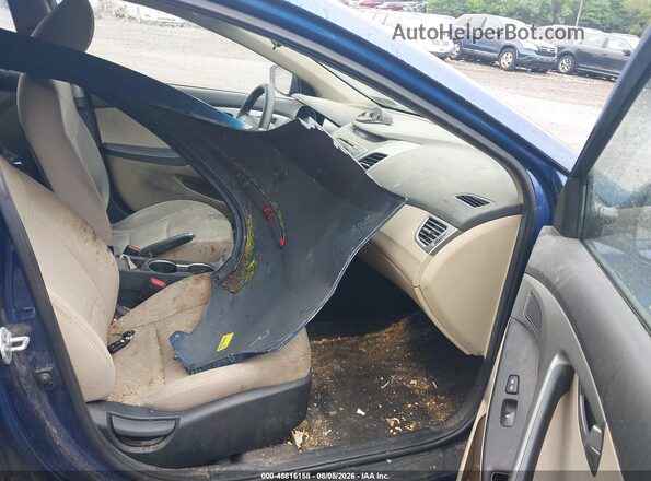 5NPDH4AE6GH732769 2016 HYUNDAI ELANTRA Blue Սալոնի դիմացի տեսք
