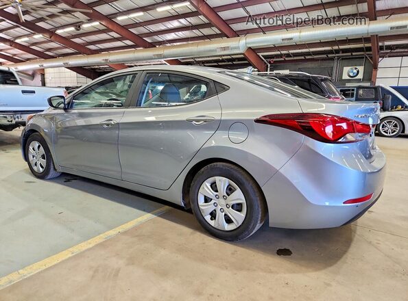 5NPDH4AE6GH744128 2016 HYUNDAI ELANTRA Silver Задня права чверть