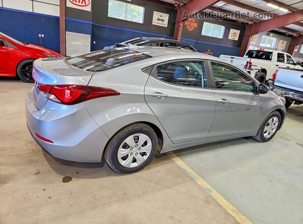 5NPDH4AE6GH744128 2016 HYUNDAI ELANTRA Silver Передня права чверть