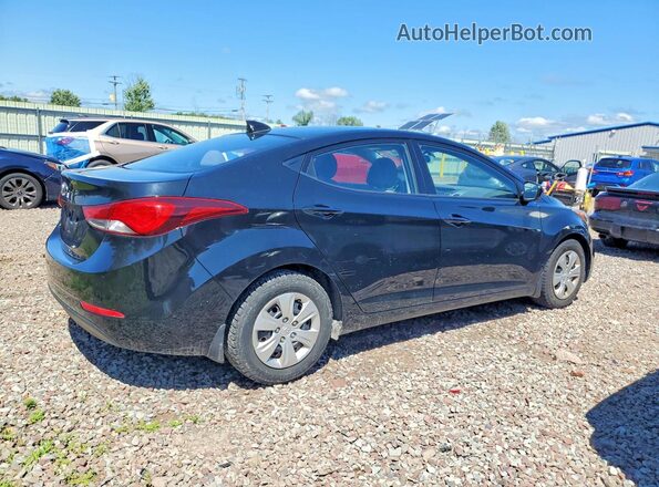 5NPDH4AE6GH760717 2016 HYUNDAI ELANTRA Black Հետևի աջ