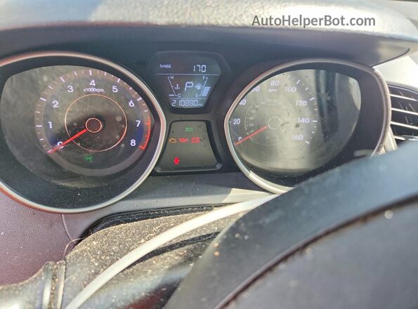 5NPDH4AE6GH766792 2016 HYUNDAI ELANTRA Белый Вид щитка приборов