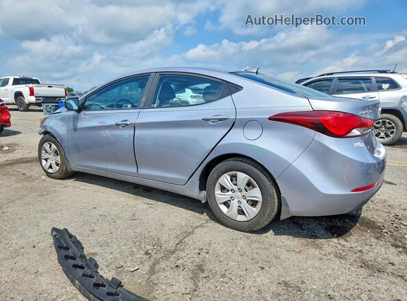 5NPDH4AE6GH786296 2016 HYUNDAI ELANTRA Silver უკანა მარცხენა