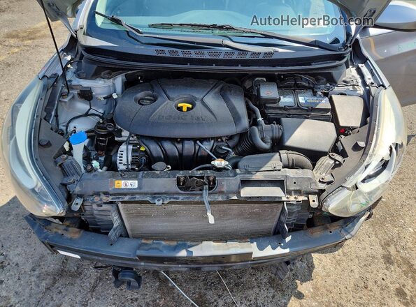 5NPDH4AE6GH786296 2016 HYUNDAI ELANTRA Silver უკანა სალონის ხედი