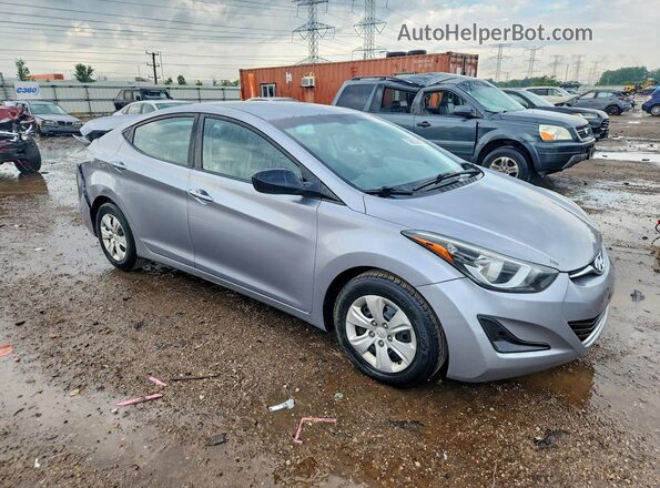 5NPDH4AE6GH787092 2016 HYUNDAI ELANTRA Gray Առջևի աջ
