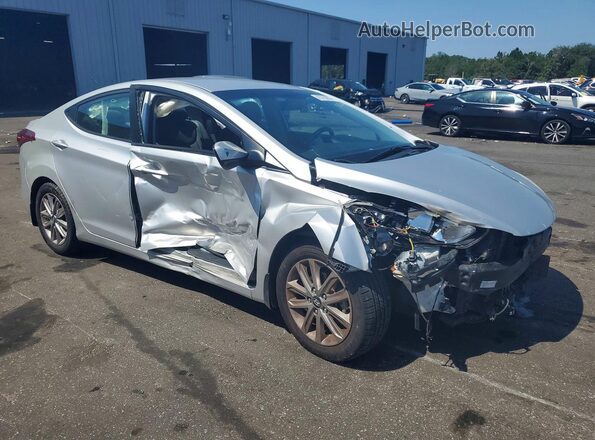 5NPDH4AE6GH787948 2016 HYUNDAI ELANTRA Silver წინა მარჯვენა