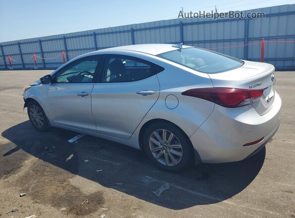 5NPDH4AE6GH787948 2016 HYUNDAI ELANTRA Silver უკანა მარცხენა