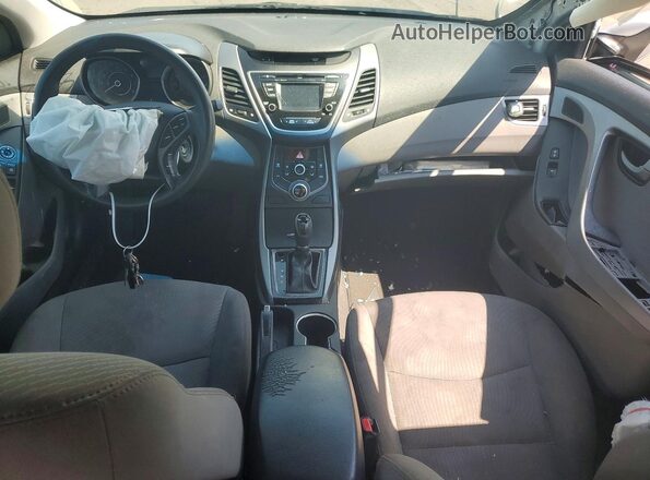 5NPDH4AE6GH787948 2016 HYUNDAI ELANTRA Silver წინა პანელის ხედი