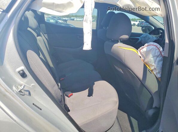5NPDH4AE6GH787948 2016 HYUNDAI ELANTRA Silver უკანა სავარძლების ხედი