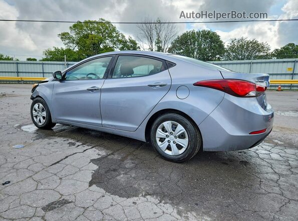 5NPDH4AE7GH671075 2016 HYUNDAI ELANTRA Silver Задня ліва чверть