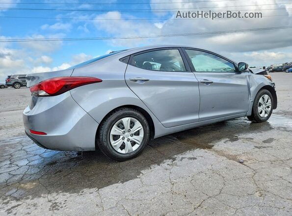 5NPDH4AE7GH671075 2016 HYUNDAI ELANTRA Silver Задня права чверть