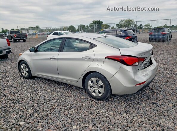 5NPDH4AE7GH674199 2016 HYUNDAI ELANTRA Silver Przód prawy