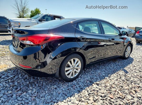 5NPDH4AE7GH693769 2016 HYUNDAI ELANTRA Black Задня права чверть