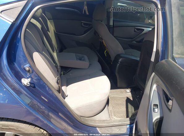 5NPDH4AE7GH702390 2016 HYUNDAI ELANTRA Blue Widok naklejki z numerem VIN