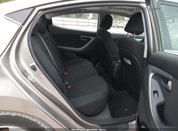 5NPDH4AE7GH728410 2016 HYUNDAI ELANTRA Gold Widok naklejki z numerem VIN