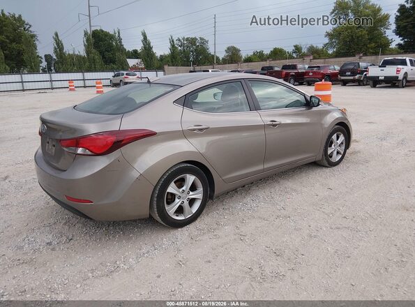5NPDH4AE7GH728410 2016 HYUNDAI ELANTRA Gold Tył prawy