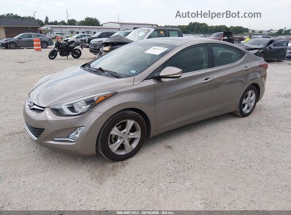 5NPDH4AE7GH728410 2016 HYUNDAI ELANTRA Gold Przód lewy