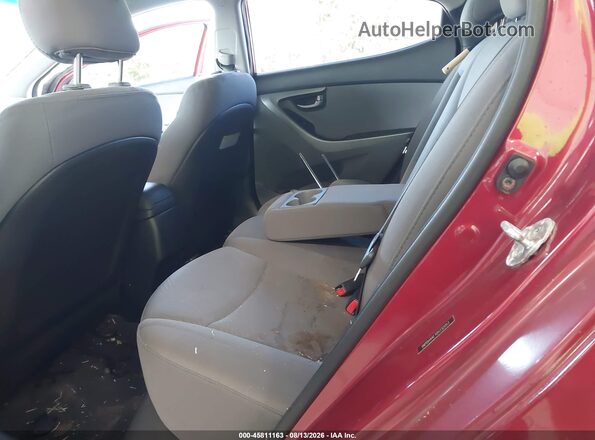5NPDH4AE7GH732053 2016 HYUNDAI ELANTRA Maroon Widok naklejki z numerem VIN