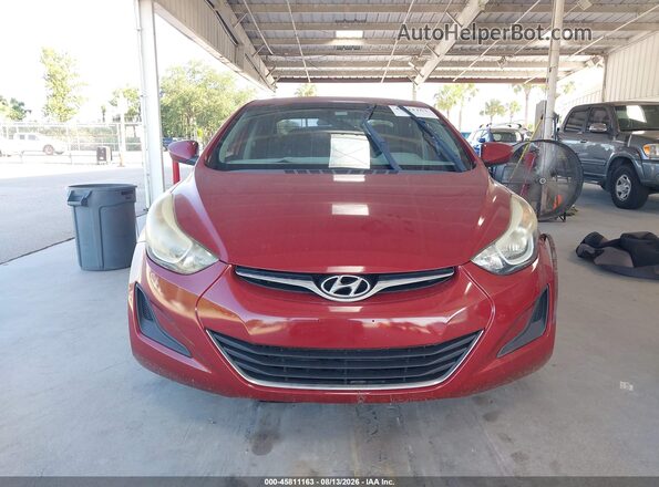 5NPDH4AE7GH732053 2016 HYUNDAI ELANTRA Maroon Widok zestawu wskaźników