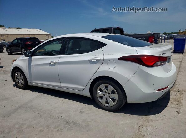 5NPDH4AE7GH763450 2016 HYUNDAI ELANTRA White Задня ліва чверть
