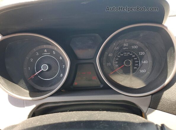 5NPDH4AE7GH763450 2016 HYUNDAI ELANTRA White Вид щитка приладів