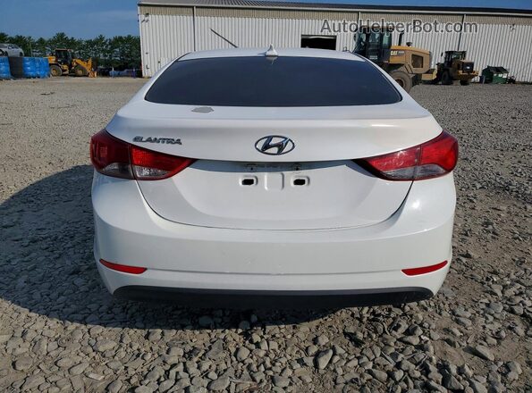 5NPDH4AE7GH766123 2016 HYUNDAI ELANTRA White Rear view