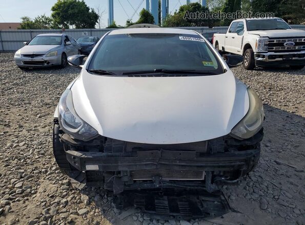 5NPDH4AE7GH766123 2016 HYUNDAI ELANTRA White Front view