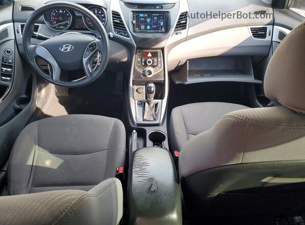 5NPDH4AE7GH766123 2016 HYUNDAI ELANTRA White Dashboard view