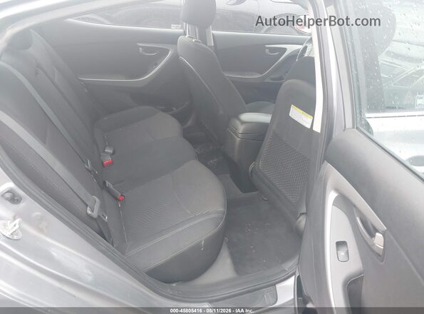 5NPDH4AE7GH779261 2016 HYUNDAI ELANTRA Gray VIN კოდის სტიკერის ხედი