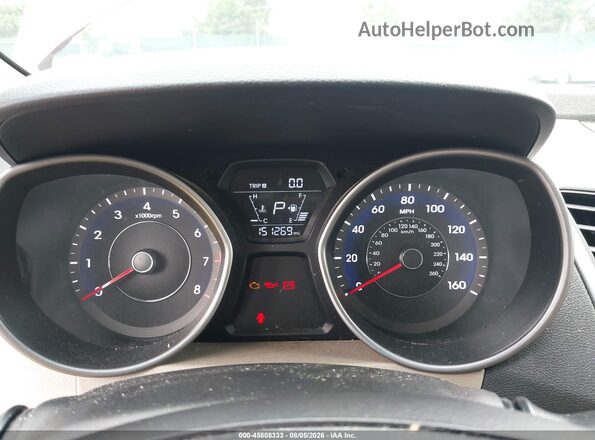 5NPDH4AE7GH790177 2016 HYUNDAI ELANTRA Red Հետևի նստատեղերի տեսք