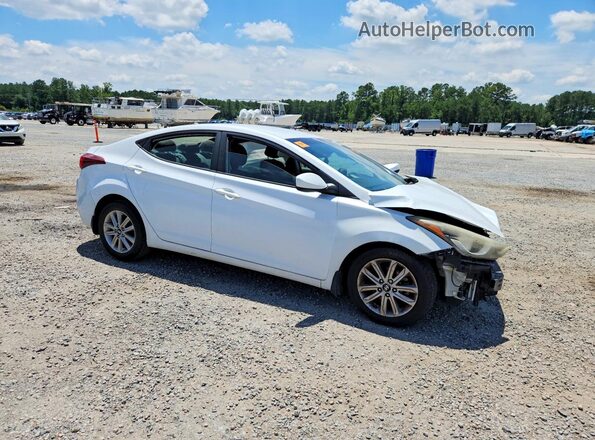 5NPDH4AE8GH654799 2016 HYUNDAI ELANTRA White Przód prawy