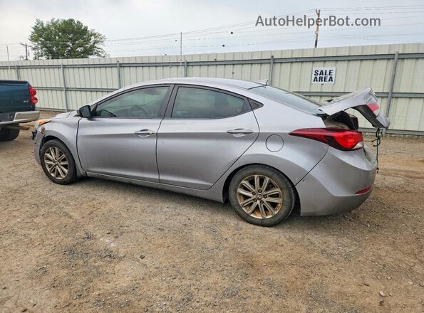5NPDH4AE8GH659694 2016 HYUNDAI ELANTRA Silver Задня ліва чверть