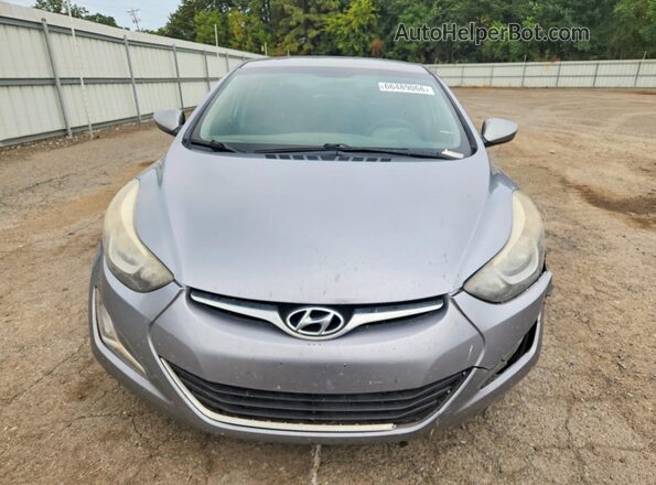 5NPDH4AE8GH659694 2016 HYUNDAI ELANTRA Silver Вид спереду