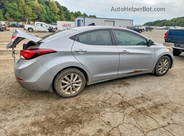 5NPDH4AE8GH659694 2016 HYUNDAI ELANTRA Silver Задня права чверть