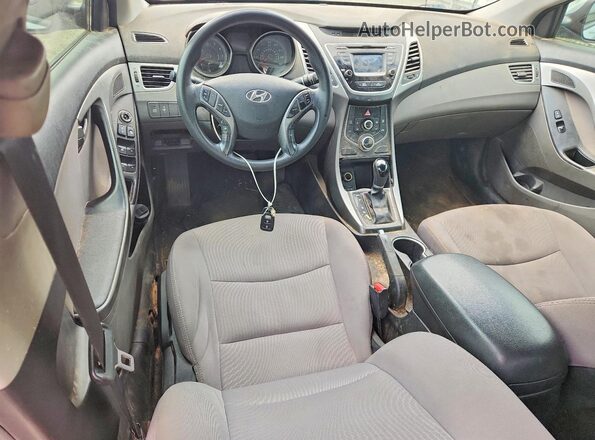 5NPDH4AE8GH659694 2016 HYUNDAI ELANTRA Silver Вид панелі приладів