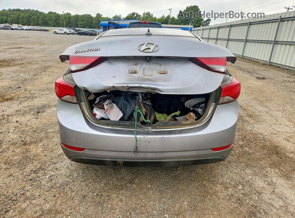 5NPDH4AE8GH659694 2016 HYUNDAI ELANTRA Silver Вид ззаду