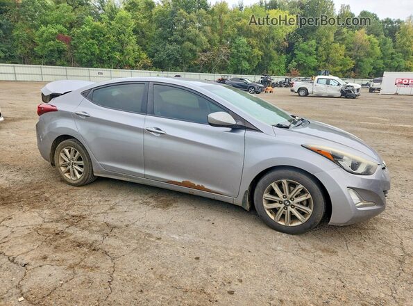 5NPDH4AE8GH659694 2016 HYUNDAI ELANTRA Silver Передня права чверть