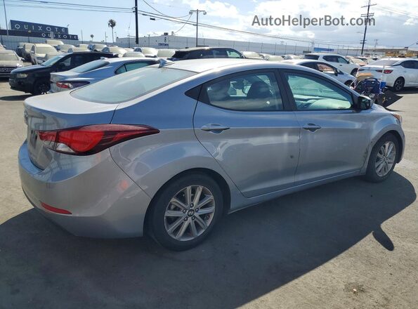 5NPDH4AE8GH661431 2016 HYUNDAI ELANTRA Silver უკანა მარჯვენა
