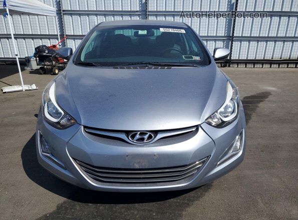 5NPDH4AE8GH661431 2016 HYUNDAI ELANTRA Silver წინა ხედი