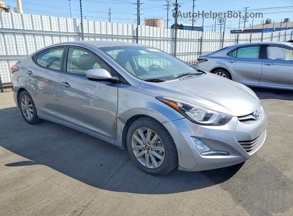 5NPDH4AE8GH661431 2016 HYUNDAI ELANTRA Silver წინა მარჯვენა