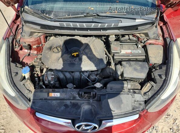 5NPDH4AE8GH670856 2016 HYUNDAI ELANTRA Темно-бордовый Вид наклейки с VIN-кодом