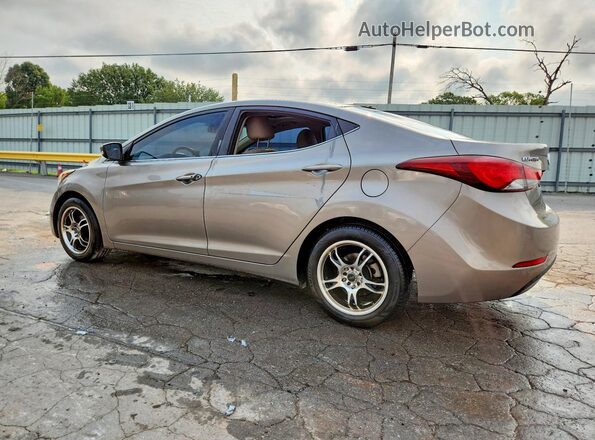 5NPDH4AE8GH672123 2016 HYUNDAI ELANTRA Tan Tył lewy
