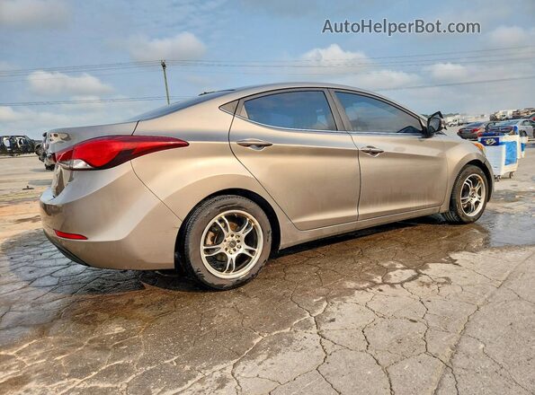5NPDH4AE8GH672123 2016 HYUNDAI ELANTRA Tan Tył prawy