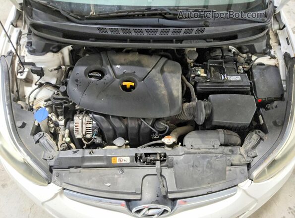 5NPDH4AE8GH681159 2016 HYUNDAI ELANTRA White Rear interior view