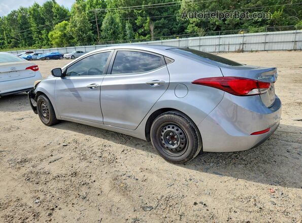 5NPDH4AE8GH683624 2016 HYUNDAI ELANTRA Silver Trasero izquierdo