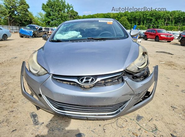 5NPDH4AE8GH683624 2016 HYUNDAI ELANTRA Silver Vista frontal
