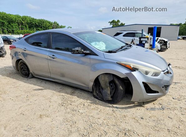 5NPDH4AE8GH683624 2016 HYUNDAI ELANTRA Silver Delantero derecho